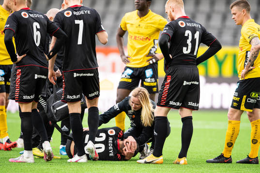 Kalmars Romario Pereira Sipiao skada
