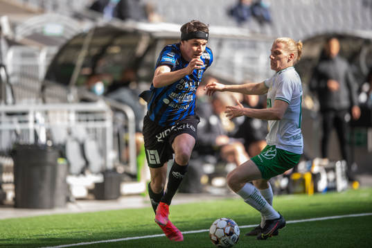 Sirius Jamie Roche och Hammarbys Gustav Ludwigson