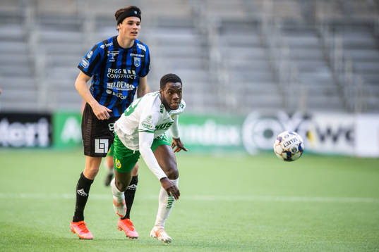 Sirius Jamie Roche och Hammarbys Loué Bayere Junior