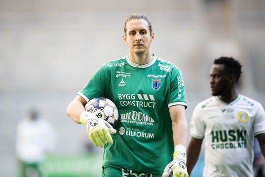 Sirius målvakt David Mitov Nilsson deppar