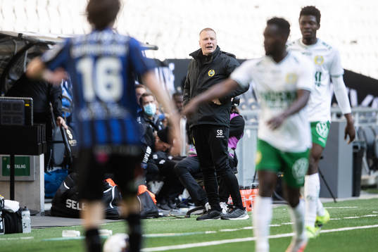 Hammarbys tränare Stefan Billborn
