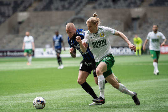 Sirius Adam Ståhl och Hammarbys Gustav Ludwigson