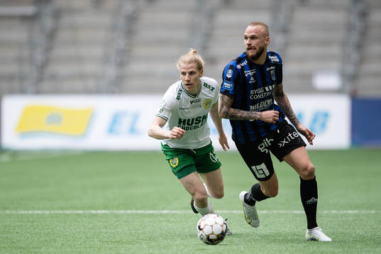 Hammarbys Gustav Ludwigson och Sirius Adam Ståhl