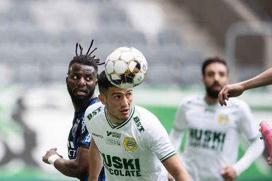 Sirius Joseph Colley och Hammarbys Astrit Selmani
