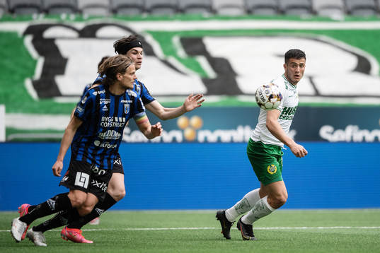 Sirius Jamie Roche och Tim Björkström mot Hammarbys