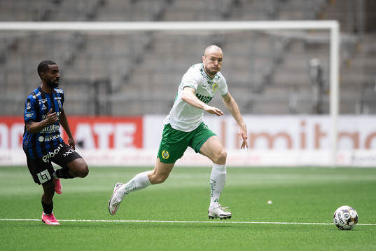 Sirius Mohammed Khalid Saeid och Hammarbys Jon Gudni