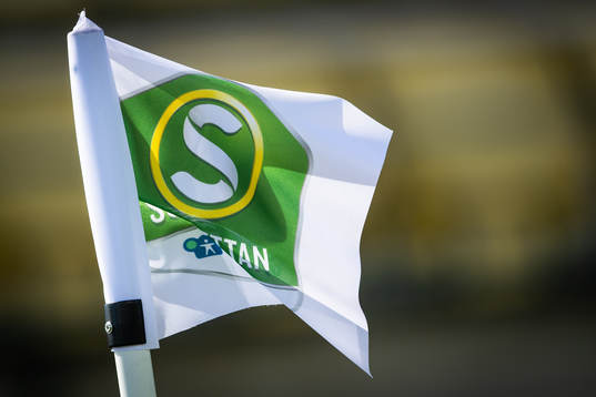 Hörnflagga med superettan