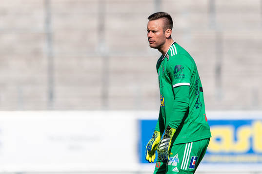 Falkenbergs målvakt Viktor Noring