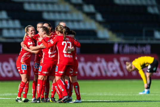 Linköpings Ronja Aronsson (till vänster) och Olga Ahtinen