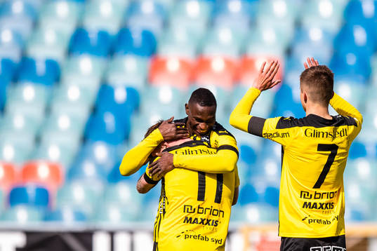 Häckens Godswill Ekpolo  jublar