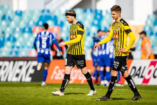 Häckens Rasmus Lindgren och Leo Bengtsson deppar