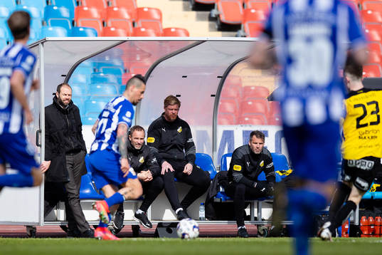 Häckens tränare Andreas Alm