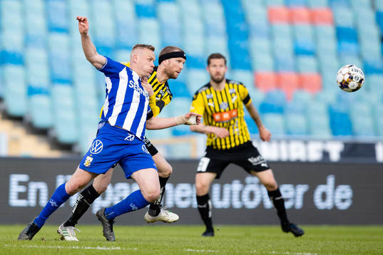 IFK Göteborgs Kolbeinn Sigthorsson och Häckens Rasmus
