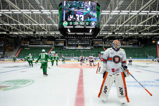 Växjös målvakt Erik Källgren