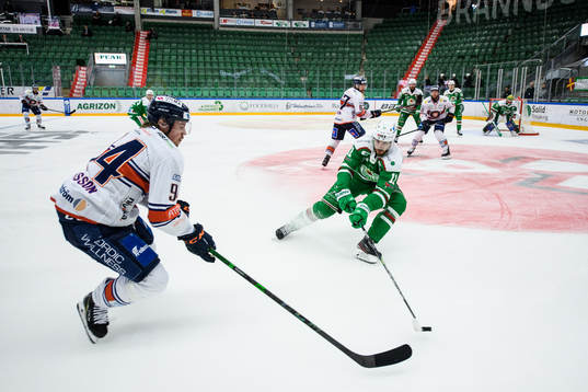 Växjös Joel Persson och Rögles Mattias Sjögren