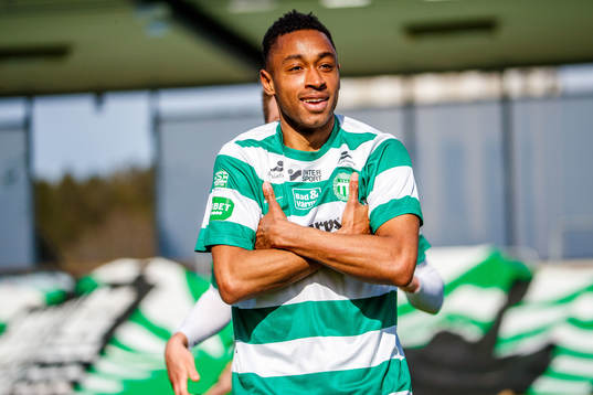 Västerås Brian Span jublar