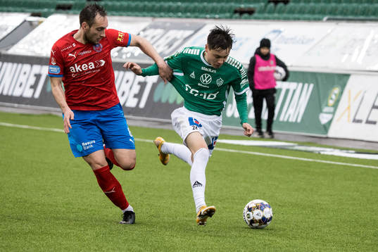 Helsingborgs Vladislav Kreida och Brages Noa Williams