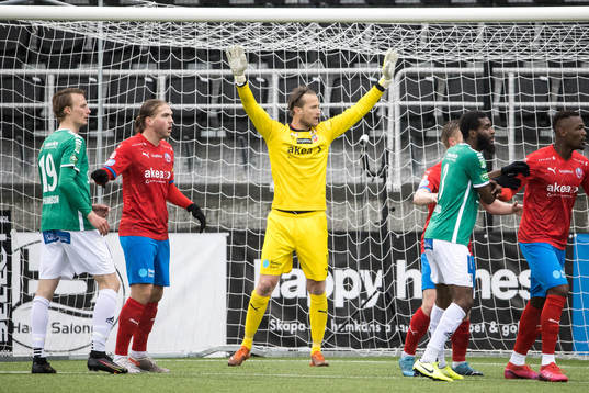 Helsingborgs målvakt Anders Lindegaard