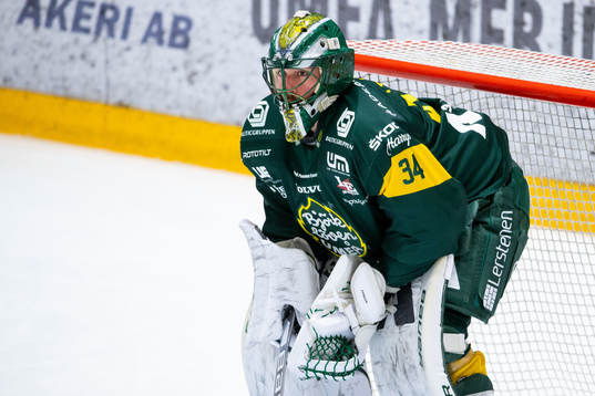 Björklövens målvakt Kevin Poulin