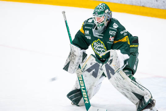 Björklövens målvakt Isak Mantler