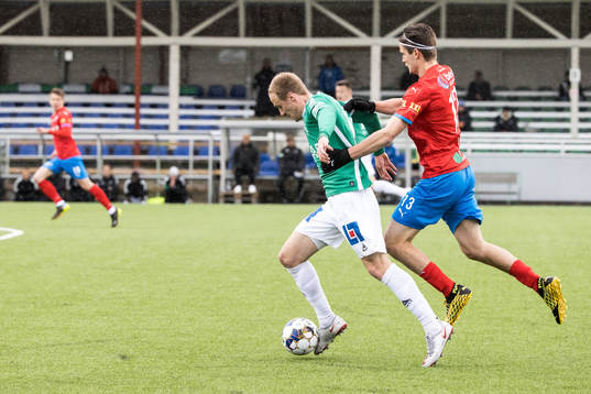 Brages Anton Lundin  och Helsingborgs Wilhelm Loeper