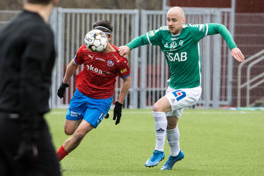 Helsingborgs Wilhelm Loeper och Brages Oscar Lundin