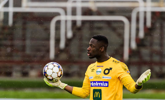 Degerfors målvakt Ismael Diawara