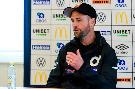 Degerfors tränare Tobias Solberg