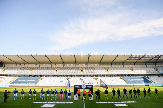 Malmö FFs och Varbergs spelare