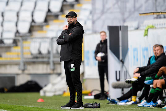 Varbergs tränare Joakim Persson