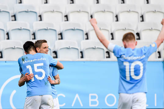 Malmö FFs Anel Ahmedhodzic, Sören Rieks och Anders