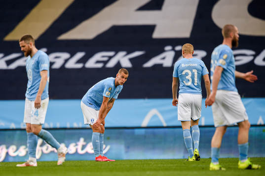 Malmö FFs Felix Beijmo deppar