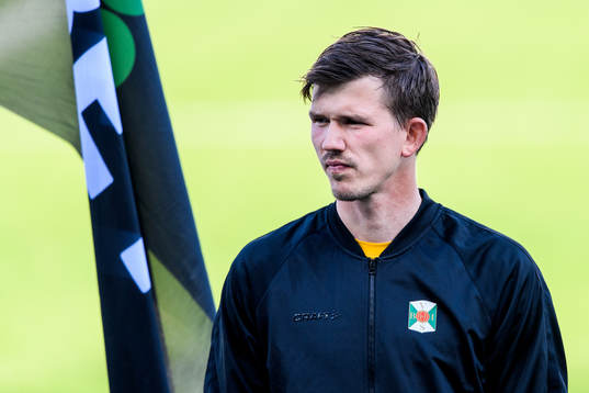 Varbergs målvakt August Strömberg