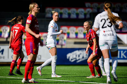 Rosengårds Sanne Troelsgaard jublar