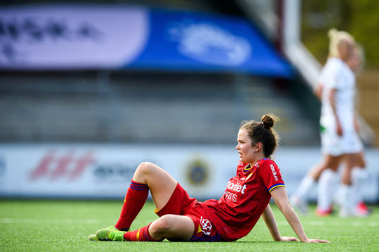 Djurgårdens Julia Walentowicz deppar