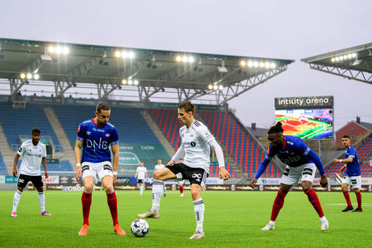 Kristoffer Zachariassen of Rosenborg against Amor Yonas