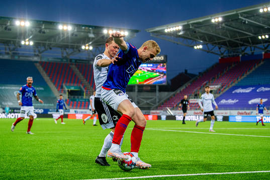 Adam Andersson of Rosenborg and Henrik Bjørdal of