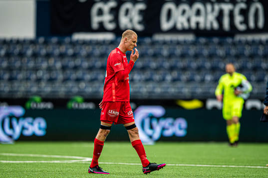 Kristoffer Ramos Barmen of Brann looks dejected