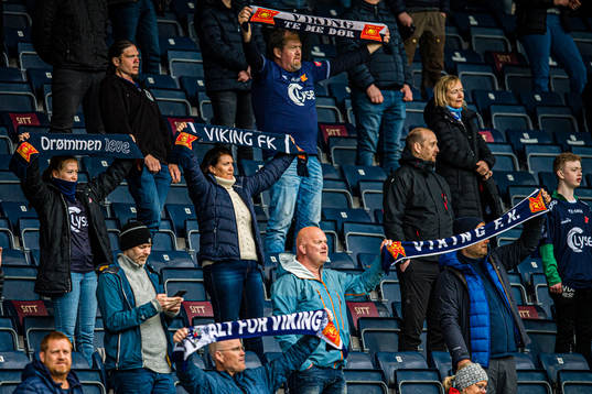 Spectators in the stands