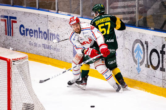 Timrås Jacob Blomqvist och Björklövens Karl Johansson
