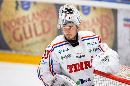 Timrås målvakt Jacob Johansson