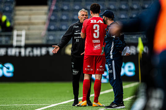 Kåre Ingebrigtsen, head coach of Brann, and Vegard