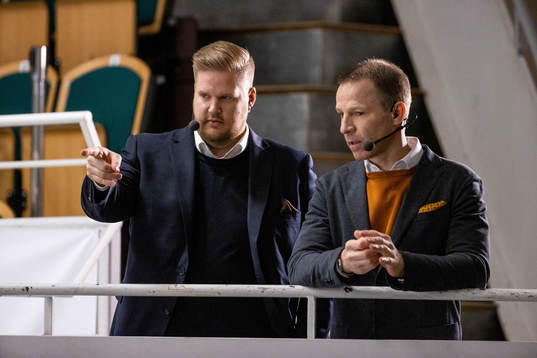 Cmores Lars Lindberg och Mike Helber