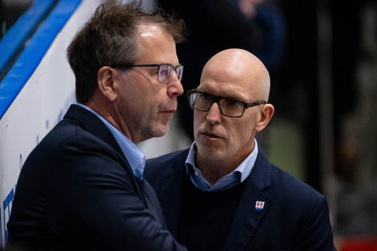 Timrås assisterande tränare Ulf Dahlén och tränare