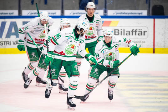 Rögles Eric Gelinas jublar