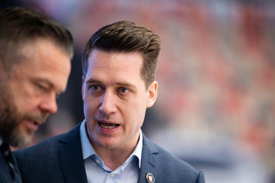 Växjös tränare Sam Hallam