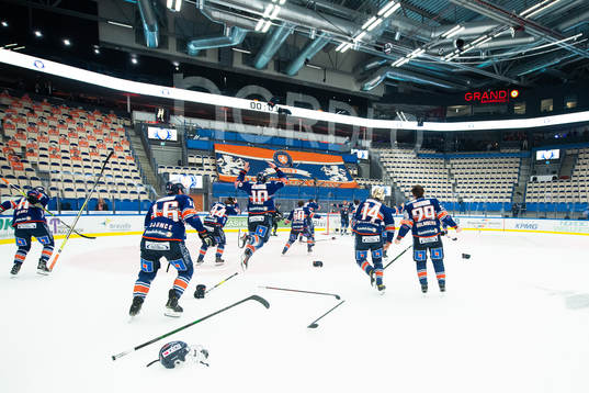 Växjös spelare jublar