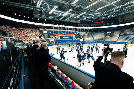 Växjös spelare jublar