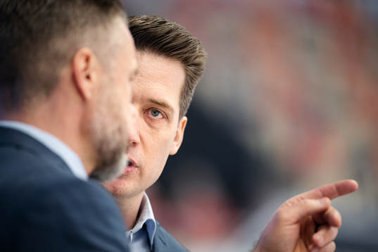 Växjös tränare Sam Hallam