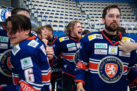 Växjös Ludvig Nilsson jublar